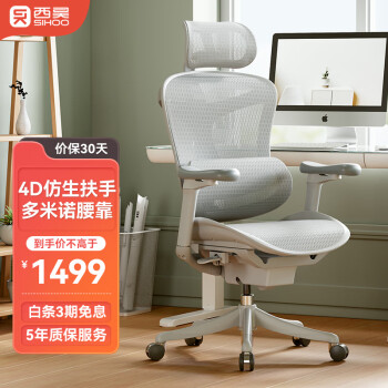 西昊Doro C100人体工学椅 电脑椅家用办公椅 椅子久坐舒服老板椅