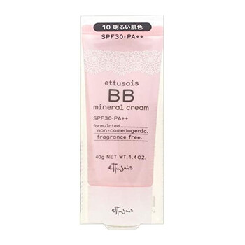【日本直邮】Ettusais 日间美容液底妆 BB/CC 薄膜紧贴 毛孔颜色不均遮瑕 色调提升 光泽 矿物BB霜40g