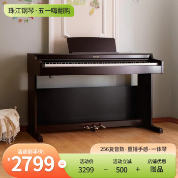 艾茉森（Amason）珠江钢琴 考级电钢琴88键重锤数码电子钢琴专业成人儿童V03S