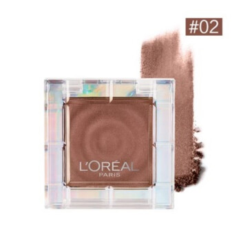 欧莱雅（LOREAL）欧莱雅女王眼影纷泽小眼影盘口袋眼影五色多色盘哑光珠光节日礼物 02 落叶浅棕 哑光棕色 单色