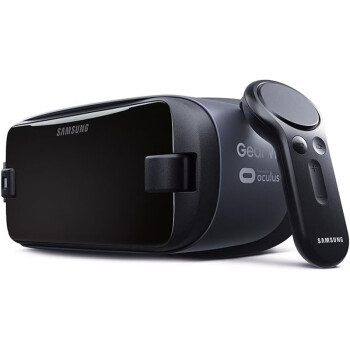 SAMSUNG Gear VR 带控制器 3D虚拟现实智能VR眼镜 美版 黑色 Gear VR + 控制器