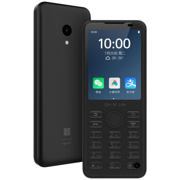 小米多亲Qin F21 Pro手机 按键触屏安卓智能手机学生手机 4G全网通 直板按键带前后摄像头 铁灰色（3GB+32GB)
