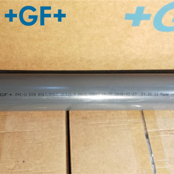GF乔治费歇尔瑞士进口UPVC化工级管材直管国标/美标GF化工管 D20 国标/美标