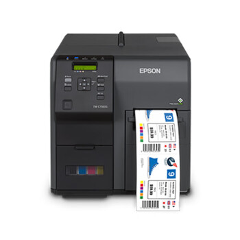 爱普生（EPSON） TM-C7520G彩色标签打印机 工业级喷墨不干胶打印机 条码打印机 高清 标配