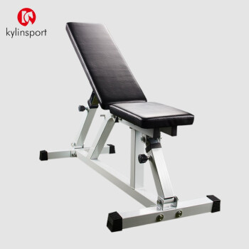 KYLIN SPORT KYLIN 可调节哑铃凳 多功能健身椅 卧推平凳 仰卧板