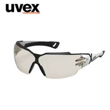 德国进口UVEX眼镜 透明防护眼镜 男女骑行眼镜防尘防风护目镜 夜晚开车夜行眼镜 9198064粗腿护目镜