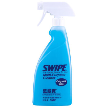 威宝（SWIPE）蓝威宝多用途清洁剂浴室水垢清除剂清洗瓷砖玻璃不锈钢油烟污渍净 原味500毫升即用装 其他
