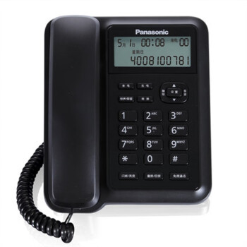 天香苑松下GHKX-TS318CN固定电话机 座机 家用办公 商务 原包装 黑色