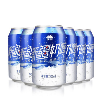 瑞缘新疆特产奶啤 发酵乳乳酸菌饮品 啤酒风味饮料 300ml整箱装smzdm 300ml*6罐