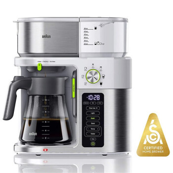 博朗（BRAUN）KF9150 多功能咖啡机 10杯容量 家用 办公室使用 制作咖啡 热茶 白色