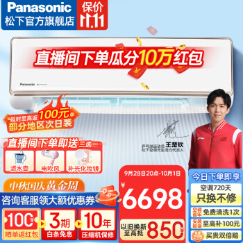 松下（Panasonic）2匹空调新一级能效内机自清洁20倍纳诺怡除菌防霉APP智控挂机空调 【新一级能效2匹】CA50K310N