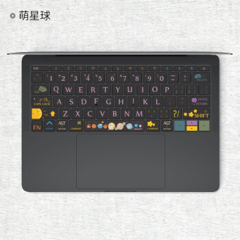 SkinAT 适用于MacBook键盘 苹果笔记本电脑Pro/Air键盘膜 Mac键盘保护贴 萌星球 Air 13 M2 (A2681)