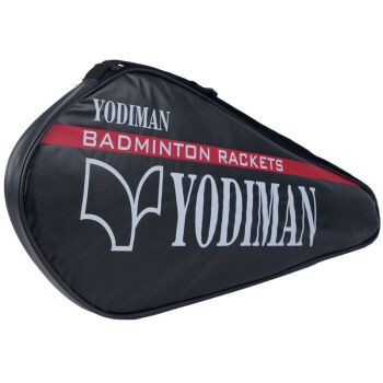 尤迪曼（yodiman）羽毛球拍包拍袋拍套皮套黑红色 皮套黑红色