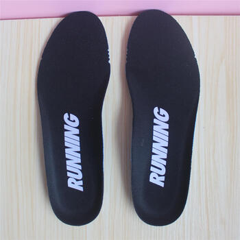 嬟婠适配耐克鞋垫透气吸汗防臭RUNNING跑步军训适配NIKE减震运动鞋垫 黑色6毫米 35
