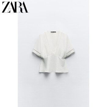 ZARA女装衬衫  3666076 250 白色 XS (160/80A)