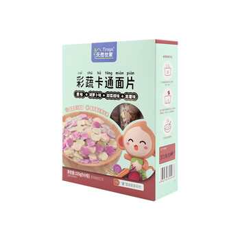 天然世家面片面条主食粗粮蔬菜送宝宝儿童辅食电子版食谱 原味+胡萝卜+甜菜根+紫薯味