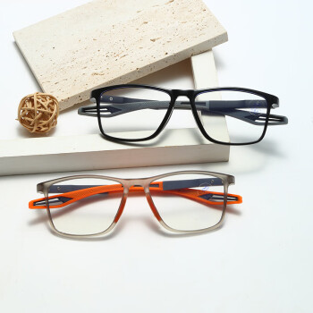 麦丽斯TR 眼镜款男女超轻打球运动蓝光变色墨镜眼镜防辐射 无色镜片+镜架 1.56镜片