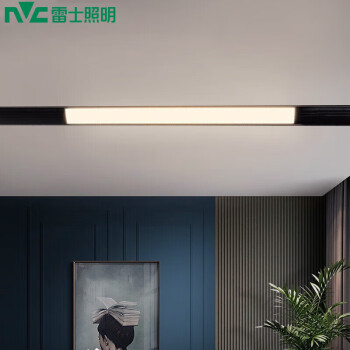 雷士照明（NVC）磁吸LED泛光灯 暖白 12W黑色  LD-ESJJC1406