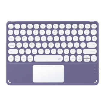 zoyu iPad键盘适用苹果Pro11平板电脑Air5保护套10.2英寸蓝牙触控mini6磁吸键盘 【单个键盘】薰衣草 Air5