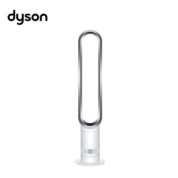 戴森（Dyson）AM07无叶电风扇 强劲稳定气流 遥控落地扇进口塔扇 银白色 300916-01