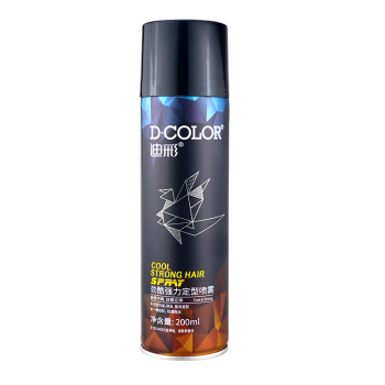 迪彩（Decolor）强力劲酷定型喷雾200ml 定型 自然干爽 炫酷立体 劲酷强力定型喷雾200ml*1瓶