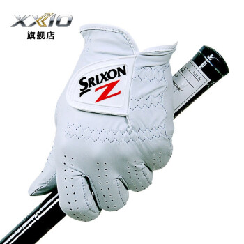SRIXON高尔夫手套男左手 单只皮手套 防滑 男士手套 左手 GGG-16004I 白色 左手 22