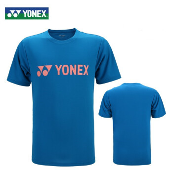 YONEX尤尼克斯羽毛球服短袖运动T恤速干衣服yy团购队服 115179 多色 品蓝男款115179-683 XL