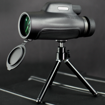 全新款BAIGISH贝戈士10X42手持单筒望远镜高倍高清夜视专业级事用儿童户外望眼镜 黑色