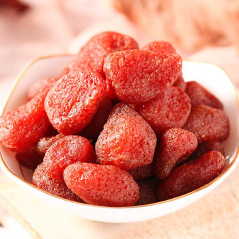 新边界 蜜饯果干 草莓干400g/罐 水果干小吃蜜饯特产甜食零食