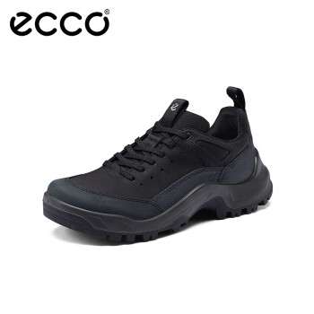 爱步（ECCO）运动鞋男鞋 厚底缓震户外登山鞋跑步鞋 越野系列822344黑色41
