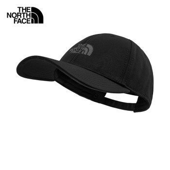 北面（The North Face） 运动帽23新款户外中性男女款棒球帽遮阳透气休闲帽子硬顶4VSV JK3/黑色 OS/均码/57.8cm