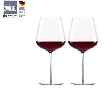 肖特圣维莎（SCHOTT ZWIESEL） 德国进口 无铅水晶红酒杯 高脚杯葡萄酒杯套装设计奖灵魂系列 中号杯（彩盒） 685ml 2只
