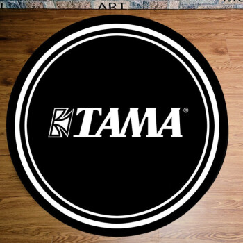 电鼓地毯架子鼓防滑地垫排练室录音室摇滚隔音降噪鼓垫 TAMA圆形 1.6米直径