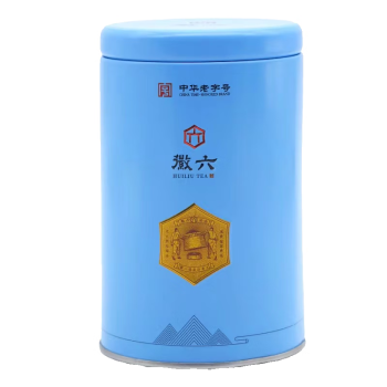 徽六茶业原产地手工捏尖太平猴魁2023年新茶绿茶茶叶小蓝罐50g 一级太平猴魁50g