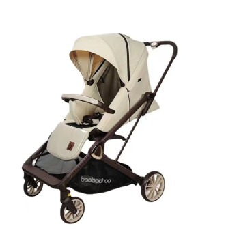 宝宝好婴儿手推车CK2双向推行可坐可躺轻便可折叠0-3-6岁婴幼儿童车 焦糖奶茶