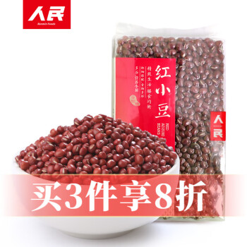 人民食品 红豆 东北原产地正宗新货红小豆五谷杂粮500g