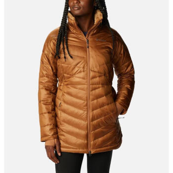 哥伦比亚（Columbia）女士棉服 Joy Mid 防风耐磨 保暖轻质外套 休闲户外时尚百搭 Camel Brown XS;Standard