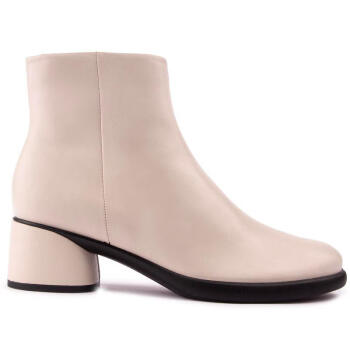 爱步（ECCO）女士时装靴SCULPTED LX流行时尚优雅踝靴舒适耐磨百搭女靴 White 39
