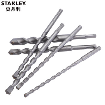 史丹利（STANLEY）SDS-plus圆柄两坑两槽电锤冲击钻钻头四坑冲击钻头打混凝土钻头 圆柄两坑两槽电锤钻头 4x110mm STA54237-A9