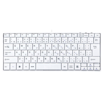 山业（SANWA SUPPLY）日语键盘USB有线键盘 85键轻薄便携 竖立收纳 SKB-SL18WN 白色