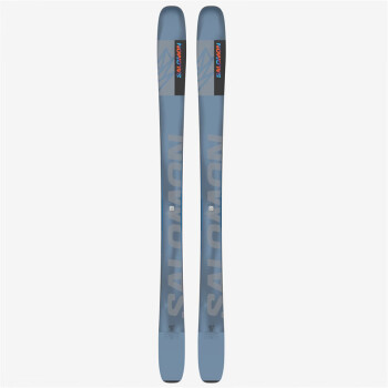 萨洛蒙（Salomon）男女滑雪板QST 92 23-24雪季新品全能板双板滑雪板全地形滑雪装备 灰蓝Copen Blue 152cm