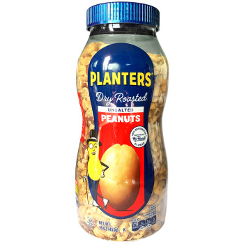 绅士（Planters） （临期）美国进口PLANTERS MIXED NUTS坚果混合盐焗什锦果仁 unsalted不添加盐花生453g