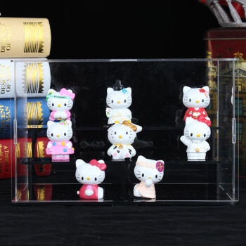 麦思伦hello kitty凯蒂猫公仔摆件情人礼闺蜜朋友KT猫生日礼物 8和服KT猫 公仔+展示盒