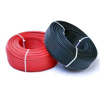泓淋（HL)太阳能电线电缆单芯光伏电缆镀锡铜丝多股软线电线电缆 H1Z2Z2-K006 红黑