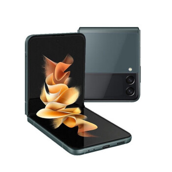 三星（SAMSUNG）【分期免息】Galaxy Z flip3 折叠屏 双模5G手机 立式交互 海外版 flip3 夏夜森林 8+256G 韩版【分期免息】