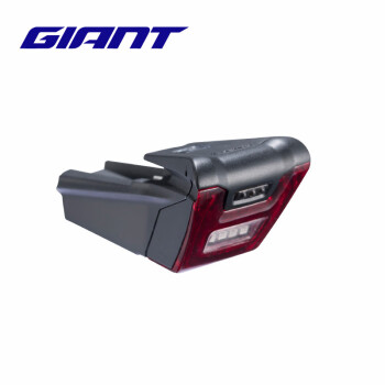 捷安特（GIANT）NUMEN+UNICLIP TL车灯自行车配件USB充电式车尾灯 黑色(UNICLIP座垫专用）