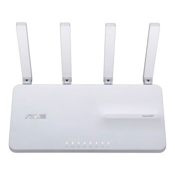华硕ASUS ExpertWiFi EBR63 AX3000 WiFi6路由器交换机一体式AP接入点 白色