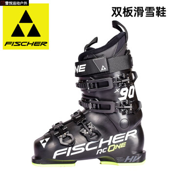 OIMG滑雪鞋双板雪动力 fischer菲舍尔双板滑雪鞋滑雪靴RC ONE 255-305 黑色 255