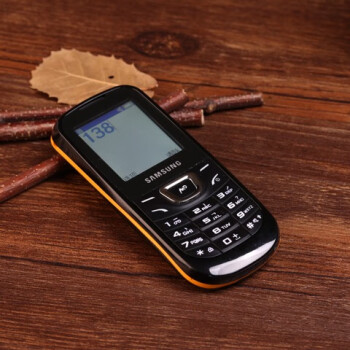通用直板按鍵三星E1220移動老人手機無攝像頭老年機學生戒網癮備用機 橘色1220移動卡專用 官方標配