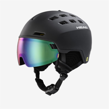 海德（HEAD）滑雪头盔RADAR 5K PHOTO MIPS滑雪帽眼镜一体式单板双板雪盔雪镜 黑色323011 XS/S
